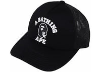 BAPE x OVO Mesh Cap Black