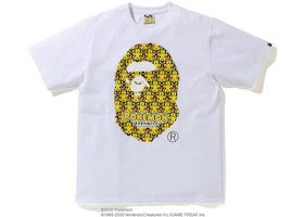BAPE x Pokemon Ape head Tee #1 White