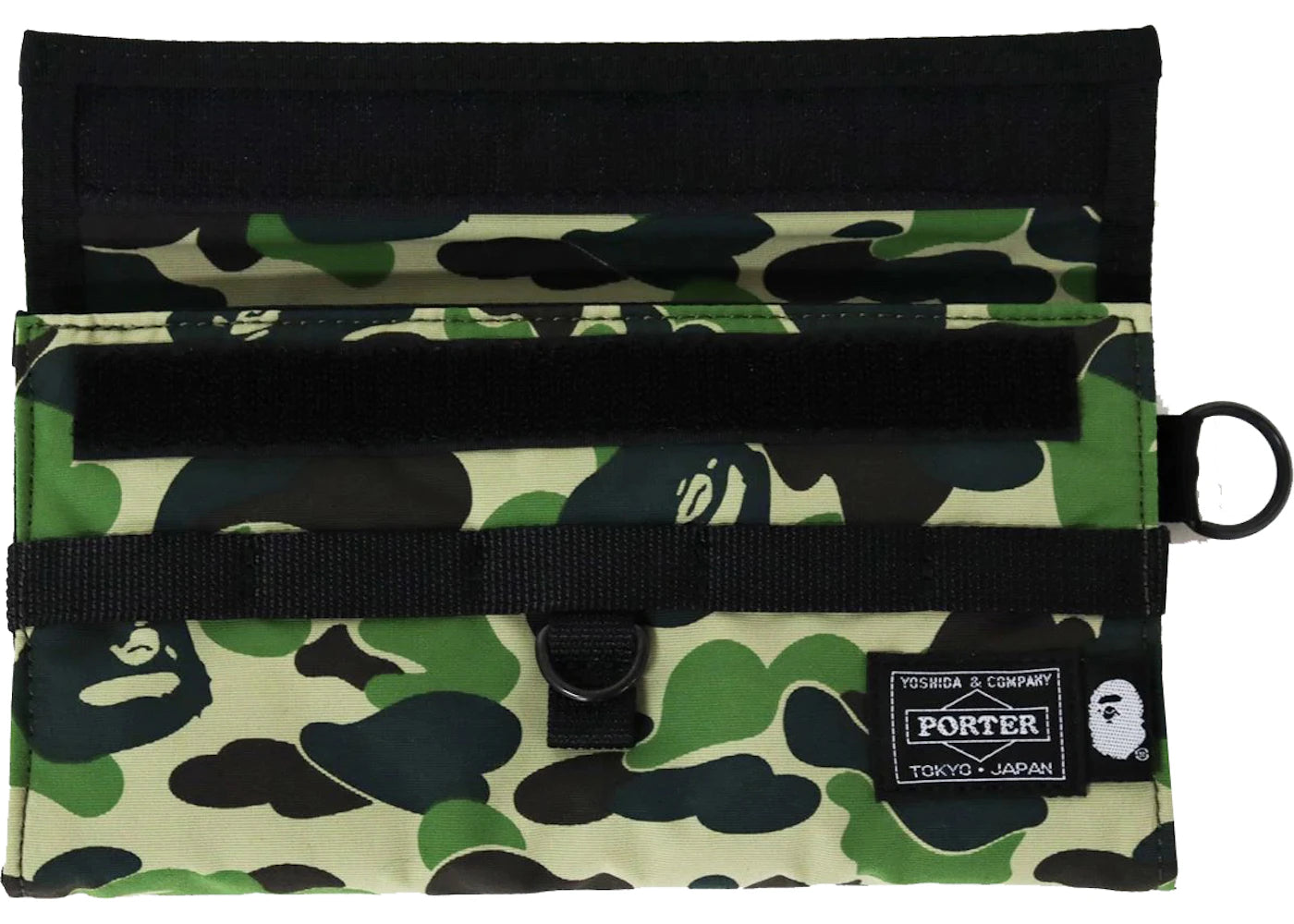 BAPE x Porter ABC Camo Long Wallet Green - vue secondaire B