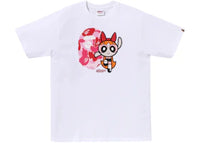 BAPE x Power Puff Girls Ape Head Blossom Tee White