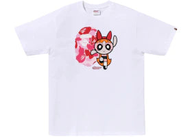 BAPE x Power Puff Girls Ape Head Blossom Tee White