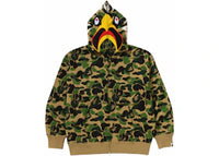 BAPE x READYMADE ABC Camo Eagle Relaxed Fit Full Zip Hoodie Green