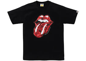 BAPE x Rolling Stones Tee Black - vue 360