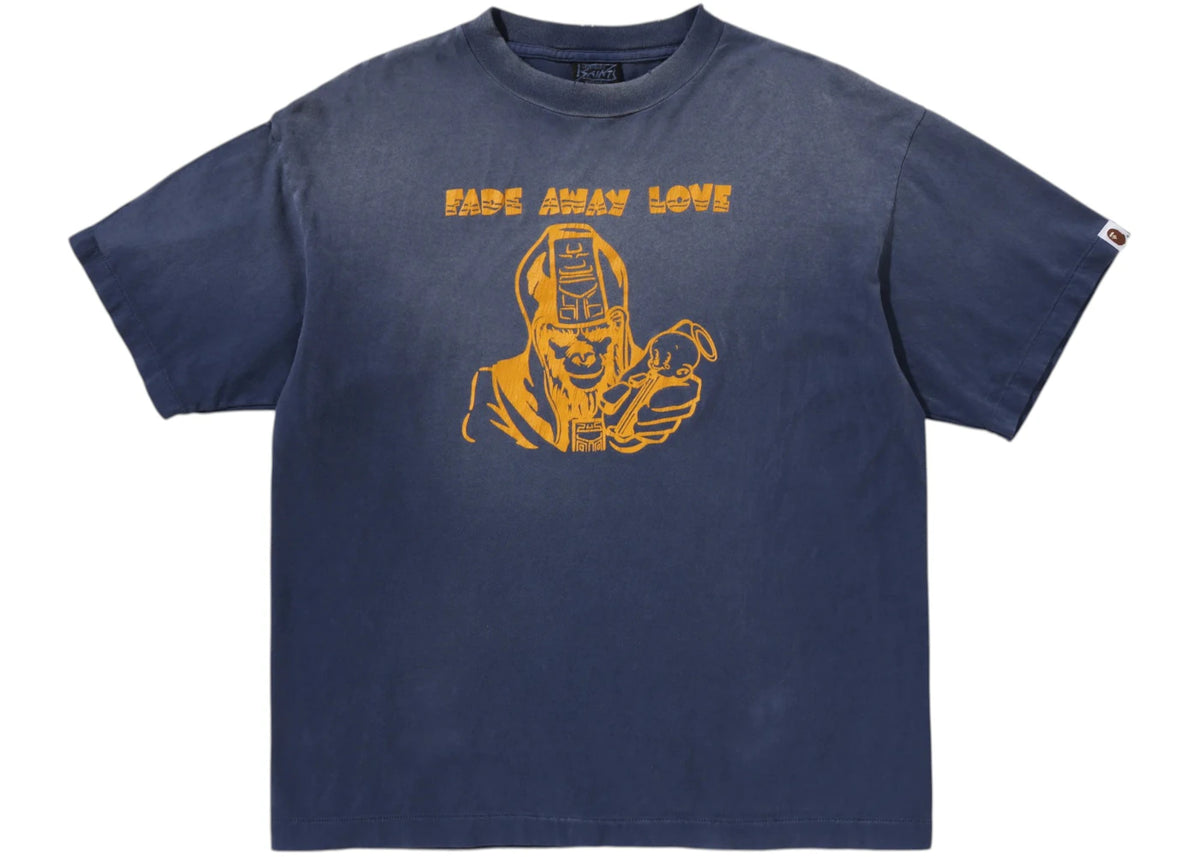 BAPE x Saint Mxxxxxx General Tee Navy - vue secondaire A
