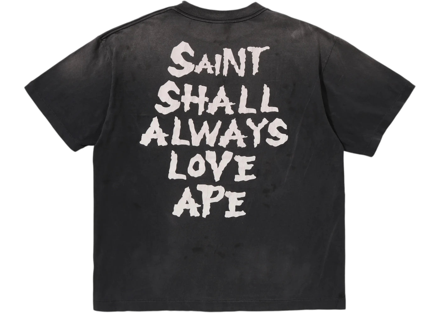 BAPE x Saint Mxxxxxx S.S.A.L.A Tee Black - vue secondaire B