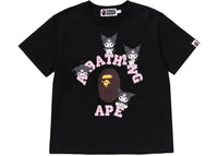 BAPE x Sanrio Characters Kuromi College Mini Tee (Ladies) Black
