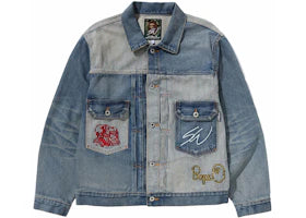 BAPE x Sean Wotherspoon Embroidery Denim Jacket Indigo