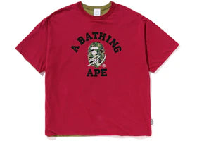 BAPE x Sean Wotherspoon Reversible Tee Burgundy