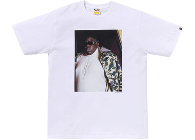 BAPE x Shawn Mortensen Biggie Final Filming Photo Tee White