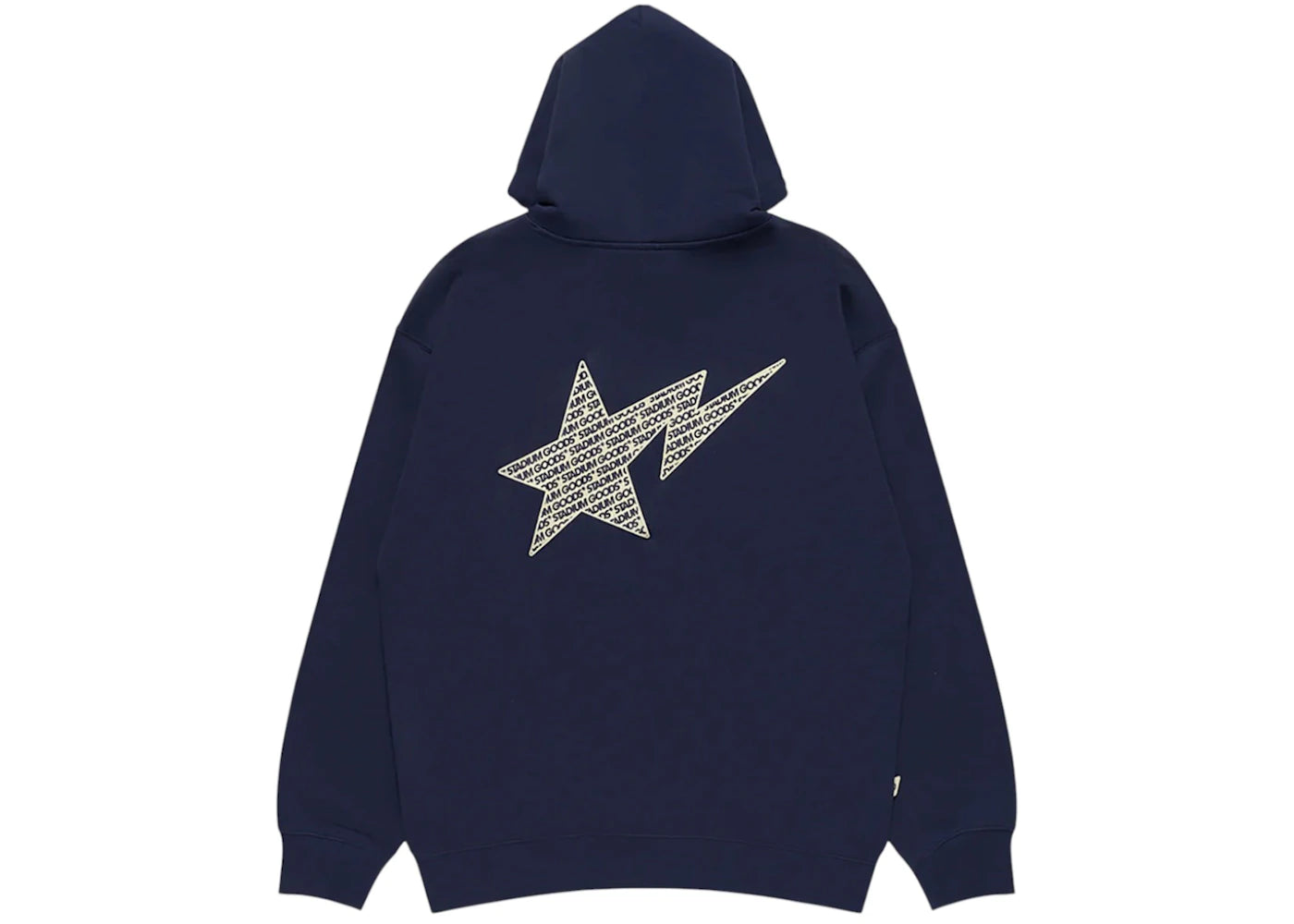 BAPE x Stadium Goods Fleece Pullover Hoodie Navy - vue secondaire B