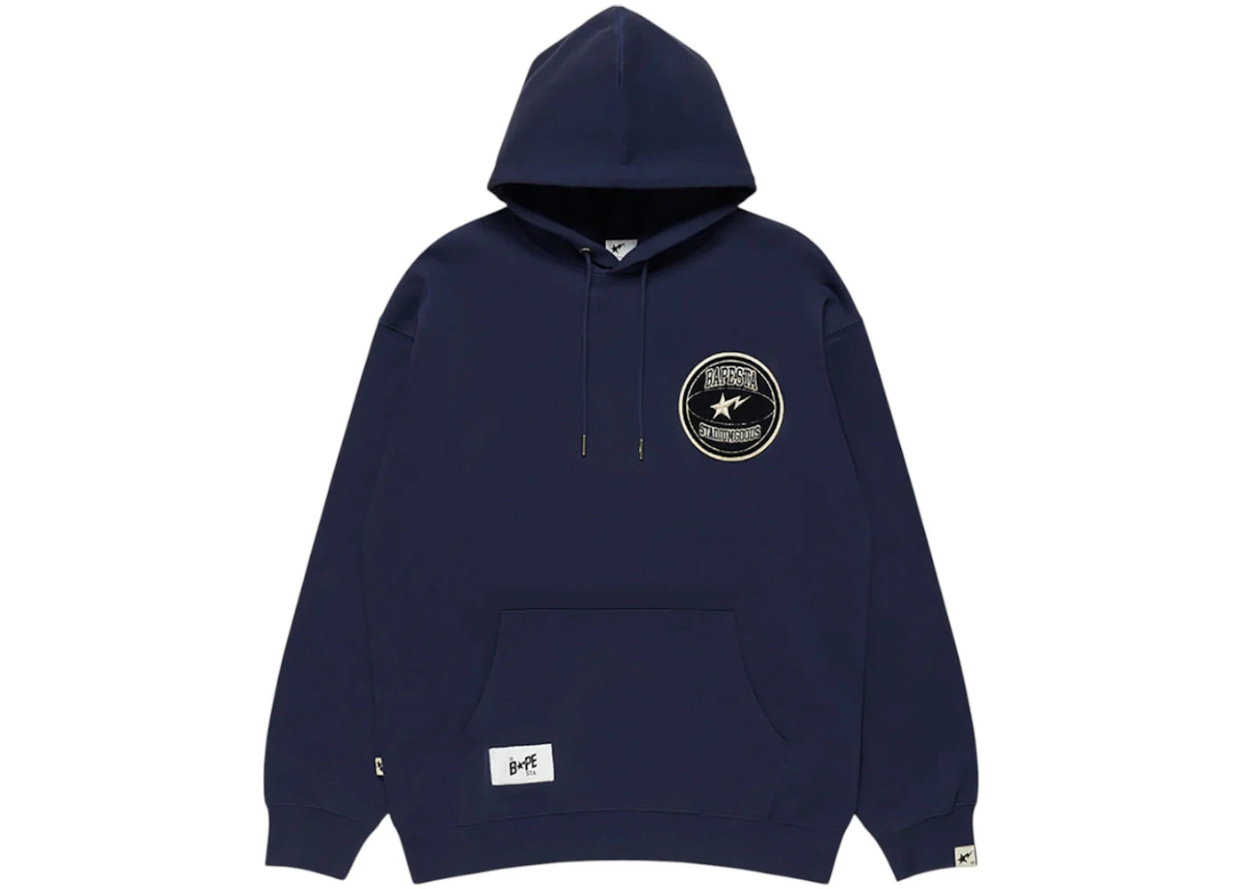 BAPE x Stadium Goods Fleece Pullover Hoodie Navy - vue secondaire A