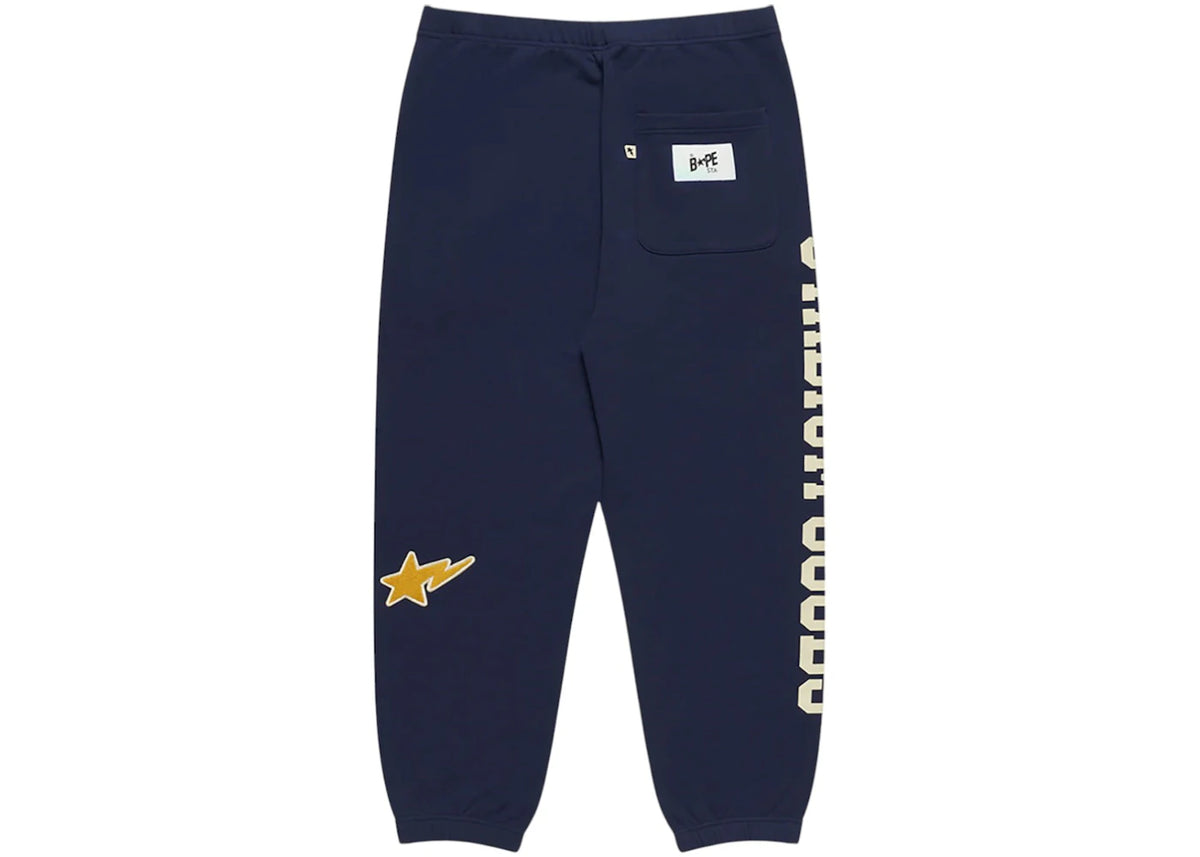 BAPE x Stadium Goods Sweat Sweatpants Navy - vue secondaire B