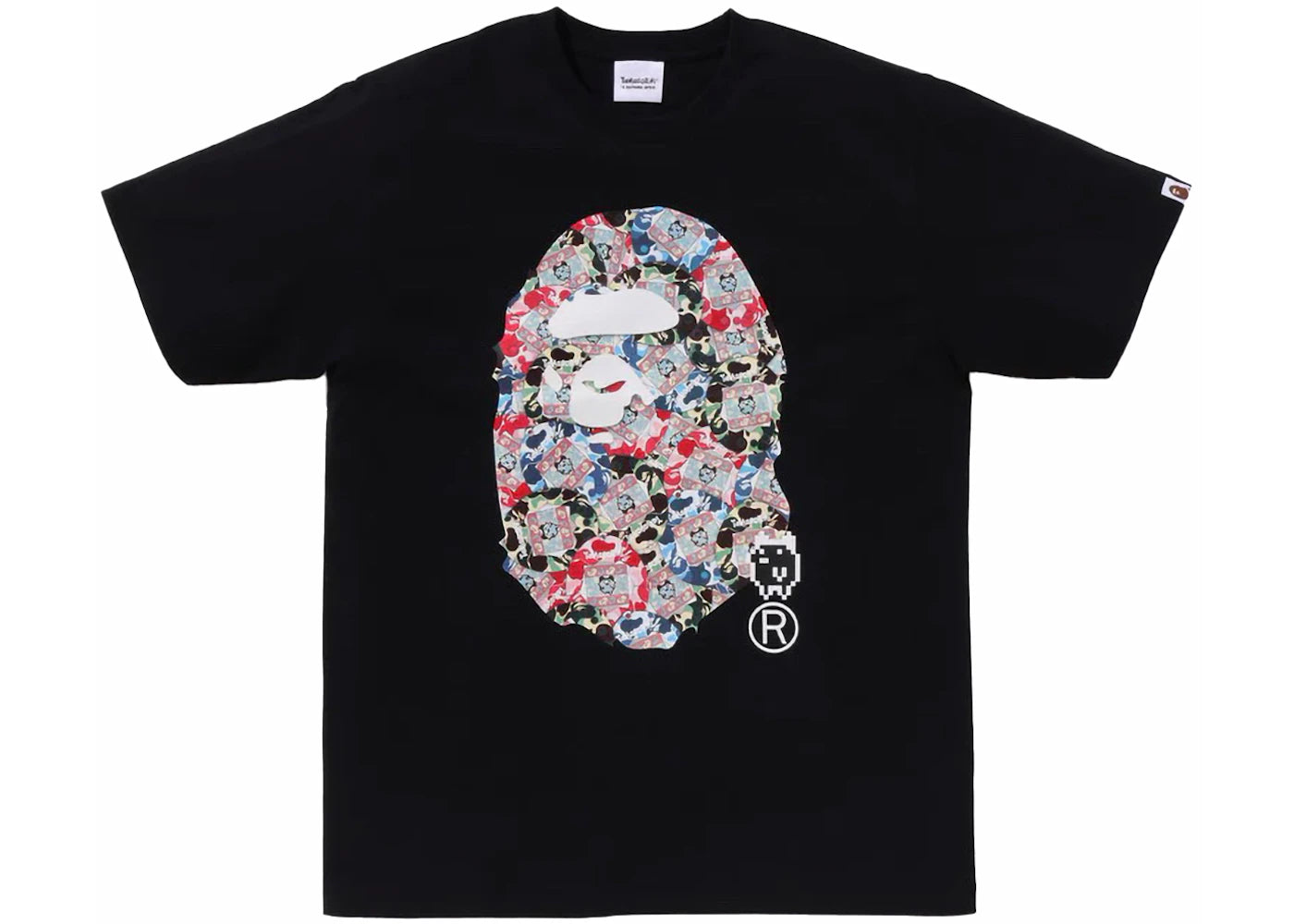 BAPE x Tamagotchi Ape Head Tee Black - vue secondaire A