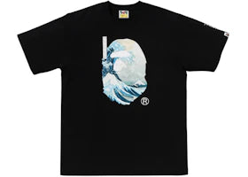 BAPE x Ukiyo-E Ape Head I Tee Black