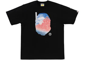 BAPE x Ukiyo-E Ape Head II Tee Black