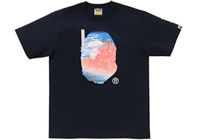 BAPE x Ukiyo-E Ape Head II Tee Navy
