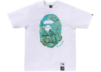 BAPE x Van Gogh Museum Ape Head Canvas Art VI Tee White