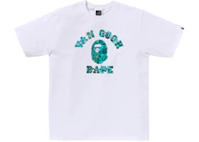 BAPE x Van Gogh Museum College Tee White - authentic BAPE product