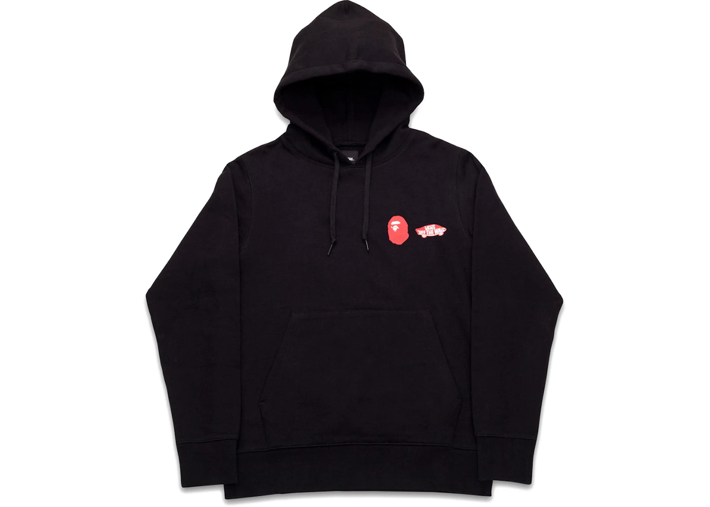 BAPE x Vans Pullover Fleece Hoodie Black - vue secondaire A