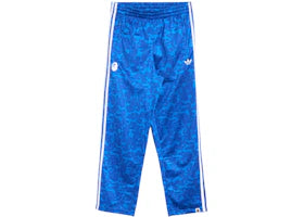 BAPE x adidas All Over Print Track Pants Blue - vue 360