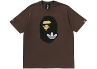 BAPE x adidas Ape Head Tee Brown