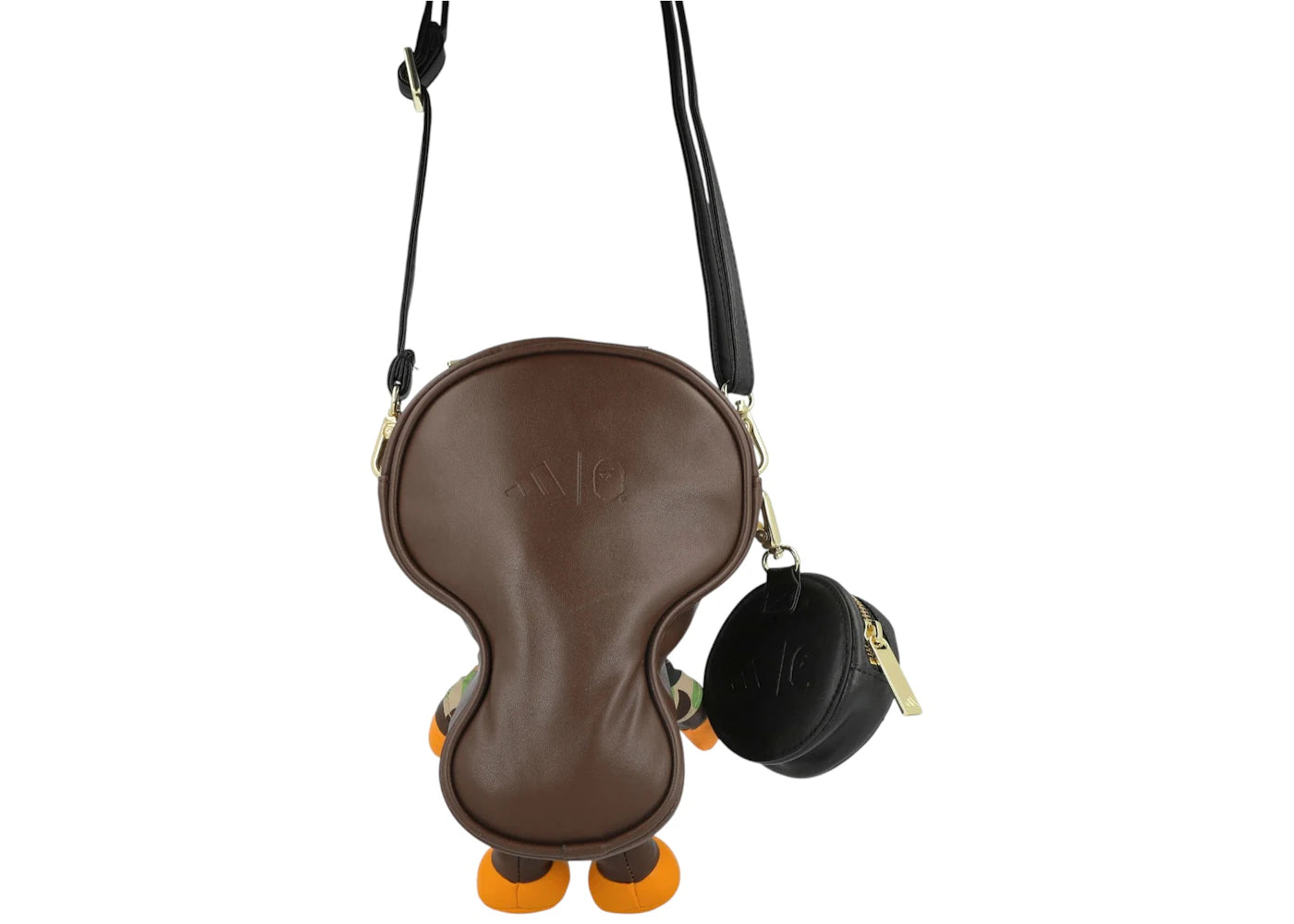 BAPE x adidas Baby Milo Shoulder Bag Brown - vue secondaire B
