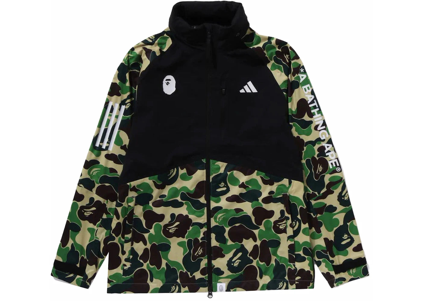 BAPE x adidas Golf ABC Camo Jacket (US Sizing) Black - vue secondaire A