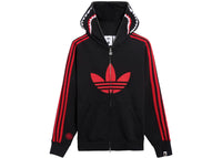BAPE x adidas Shark Fleece Full Zip Hoodie Schwarz