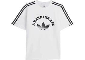 BAPE x adidas Tee White/Black