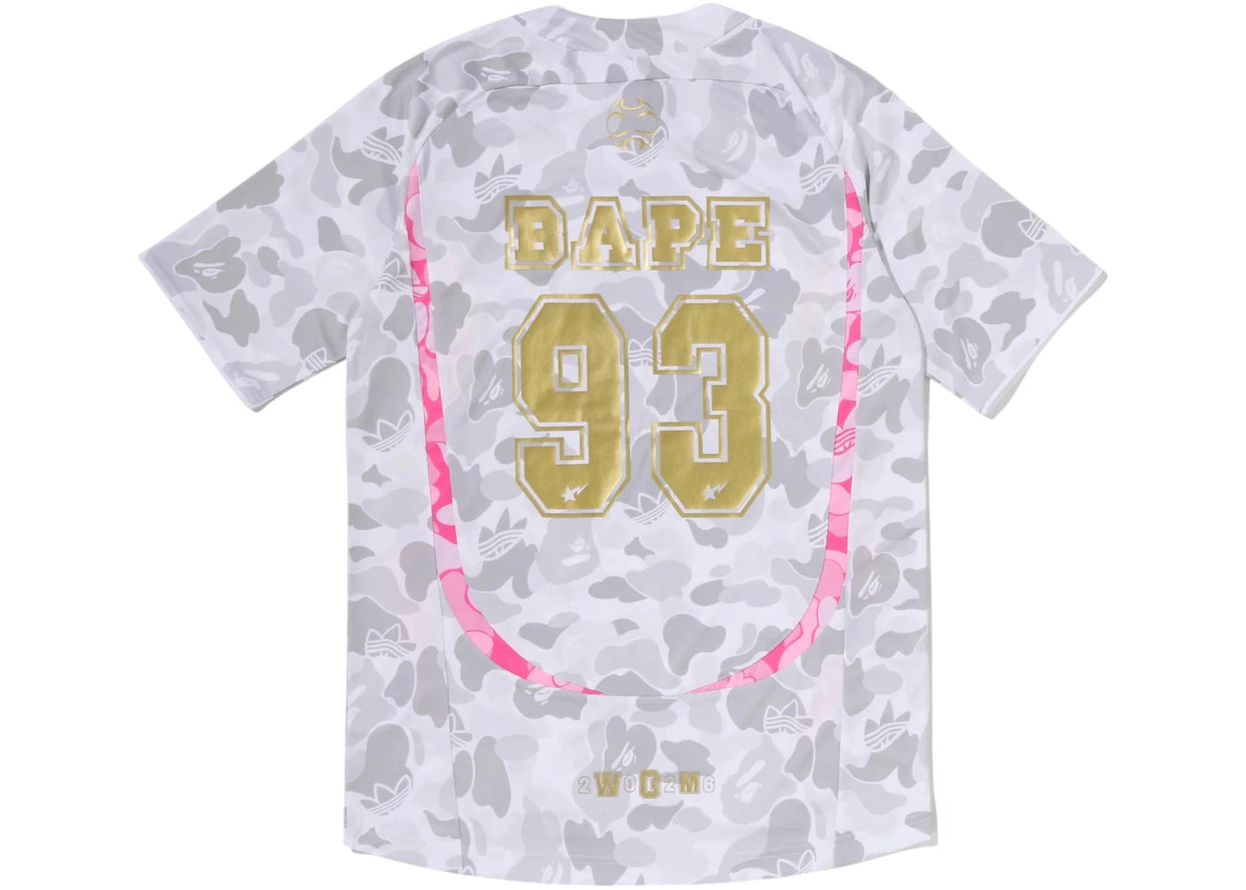 BAPE x adidas World Cup Collection Away Jersey White - vue secondaire A