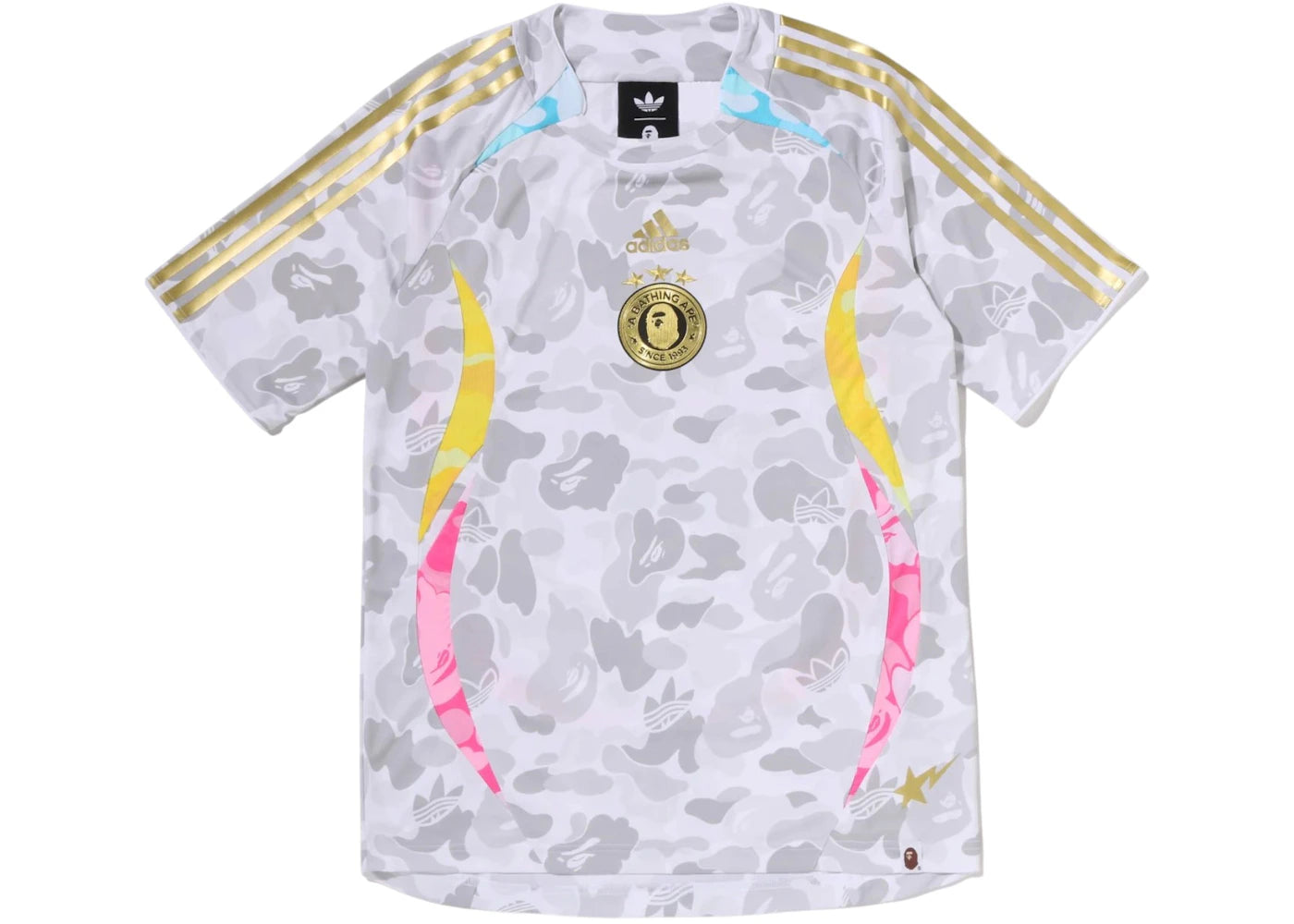 BAPE x adidas World Cup Collection Away Jersey White - vue 360