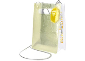 BAPE x nana-nana A5 Vertical Bag Yellow Matsuyama Store Exclusive - vue 360