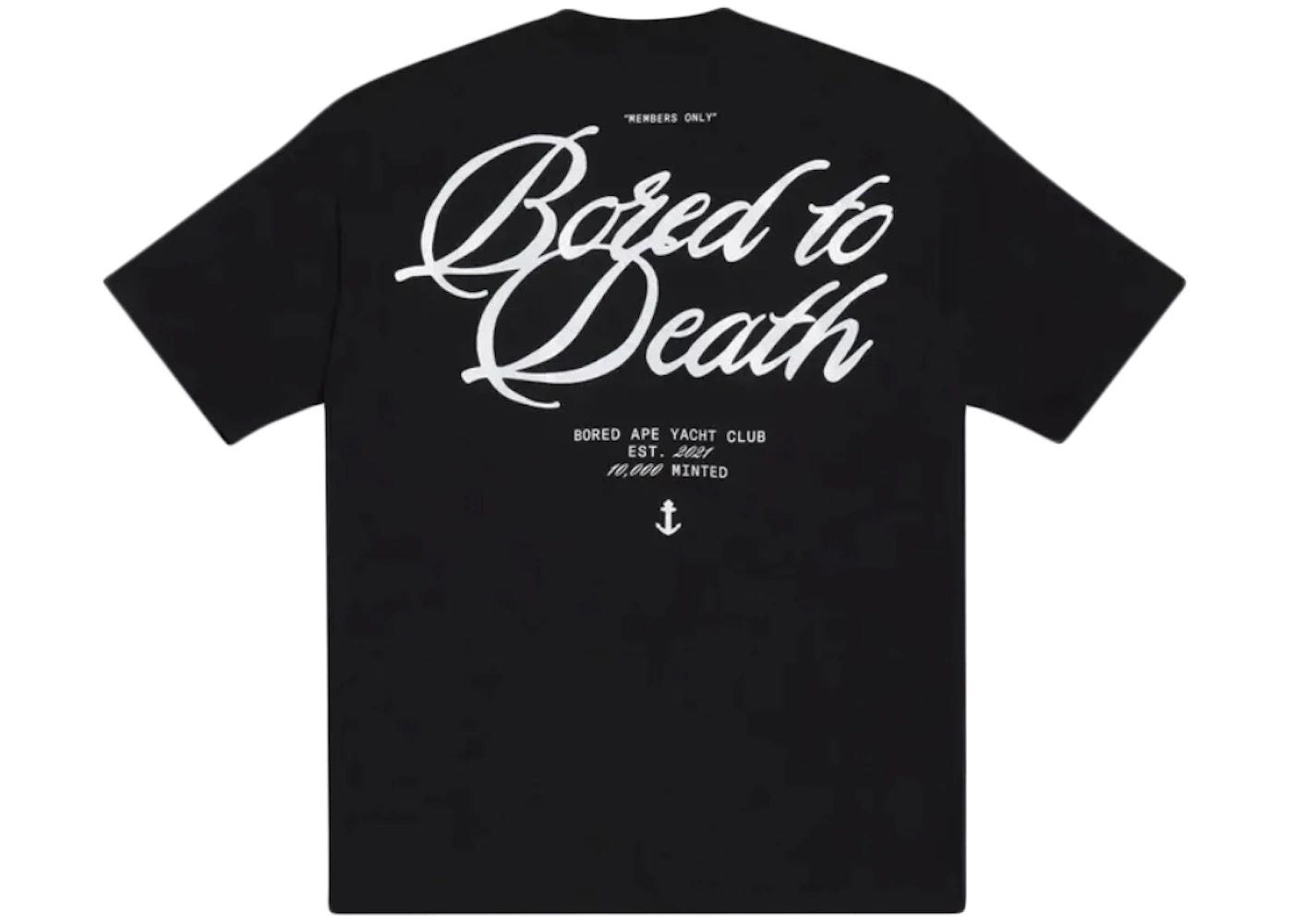 BAYC Script T-shirt Black - vue secondaire A