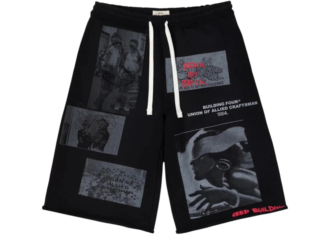 BLDG4 Palace Shorts Black - vue secondaire A