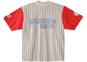 Bad Bunny DTMF Baseball T-shirt Off White