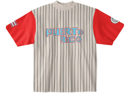 Bad Bunny DTMF Baseball T-shirt Off White - apparel view 2