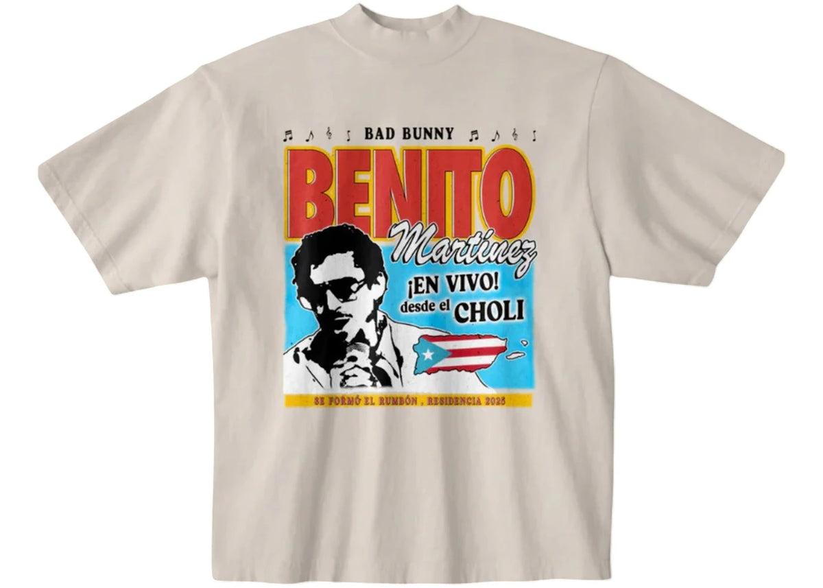 Bad Bunny DTMF Salsa T-shirt Off White - vue secondaire A