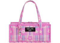 Baggu x Sandy Liang Mini Nylon Market Bag Market Plaid Pink
