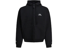 Balenciaga 3B Sports Icon Hoodie Black - vue 360