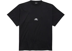 Balenciaga 3B Sports Icon Oversized T-Shirt Black/White
