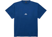 Balenciaga 3B Sports Icon Oversized T-Shirt Light Marine Blue/White