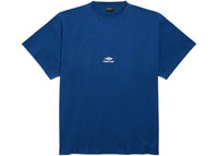 Balenciaga 3B Sports Icon Oversized T-Shirt Light Marine Blue/White