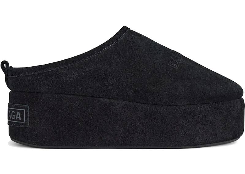 Balenciaga Alaska Soft Platform Mule Black (Damen) - vue 360