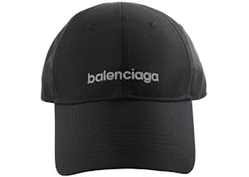 Balenciaga Athletic Cap Hat Black - vue 360