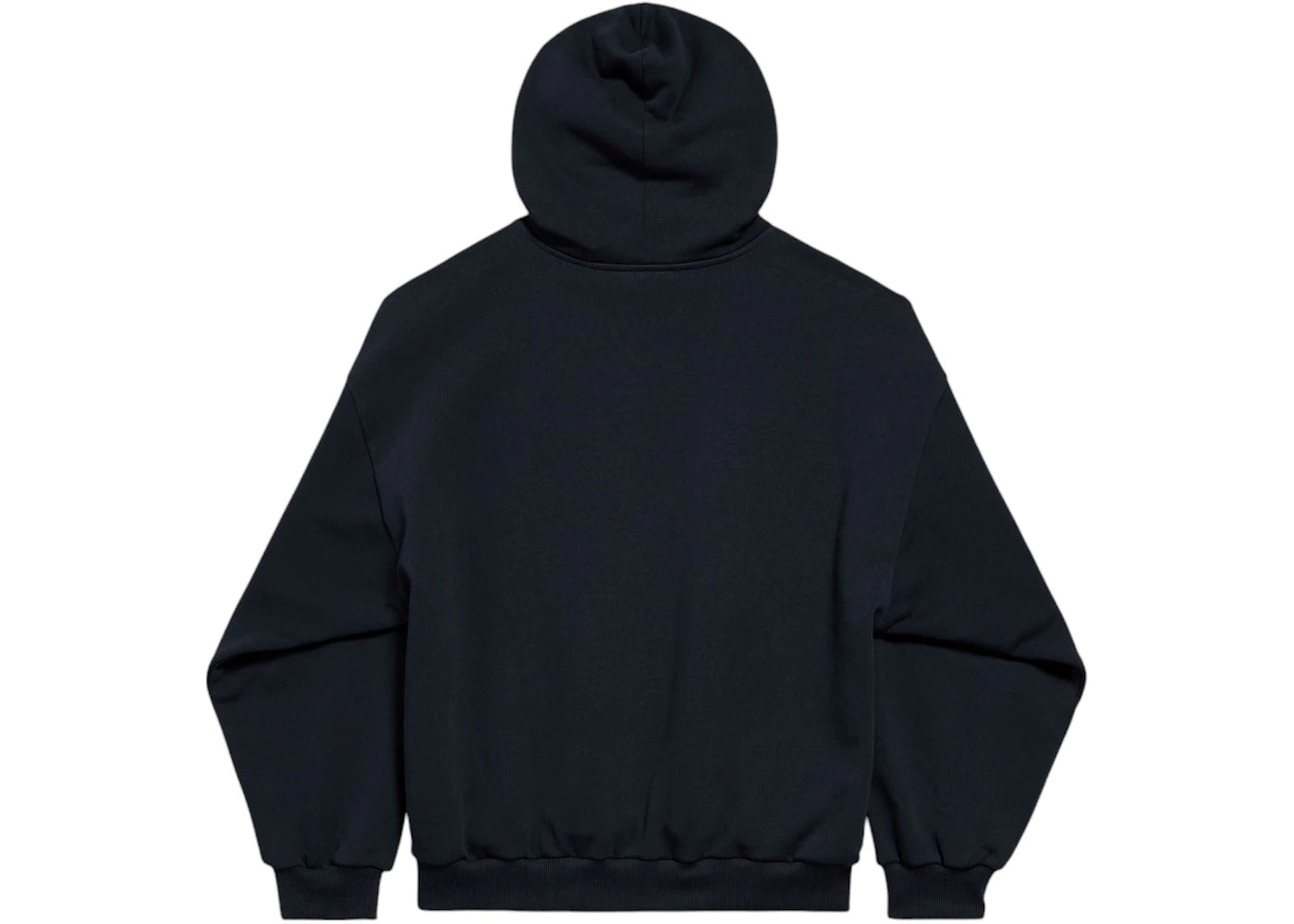 Balenciaga Automobil Lamborghini Medium Fit Hoodie Black Faded - vue secondaire A