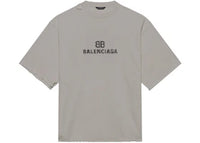 Balenciaga BB Pixel Boxy T-Shirt Grey