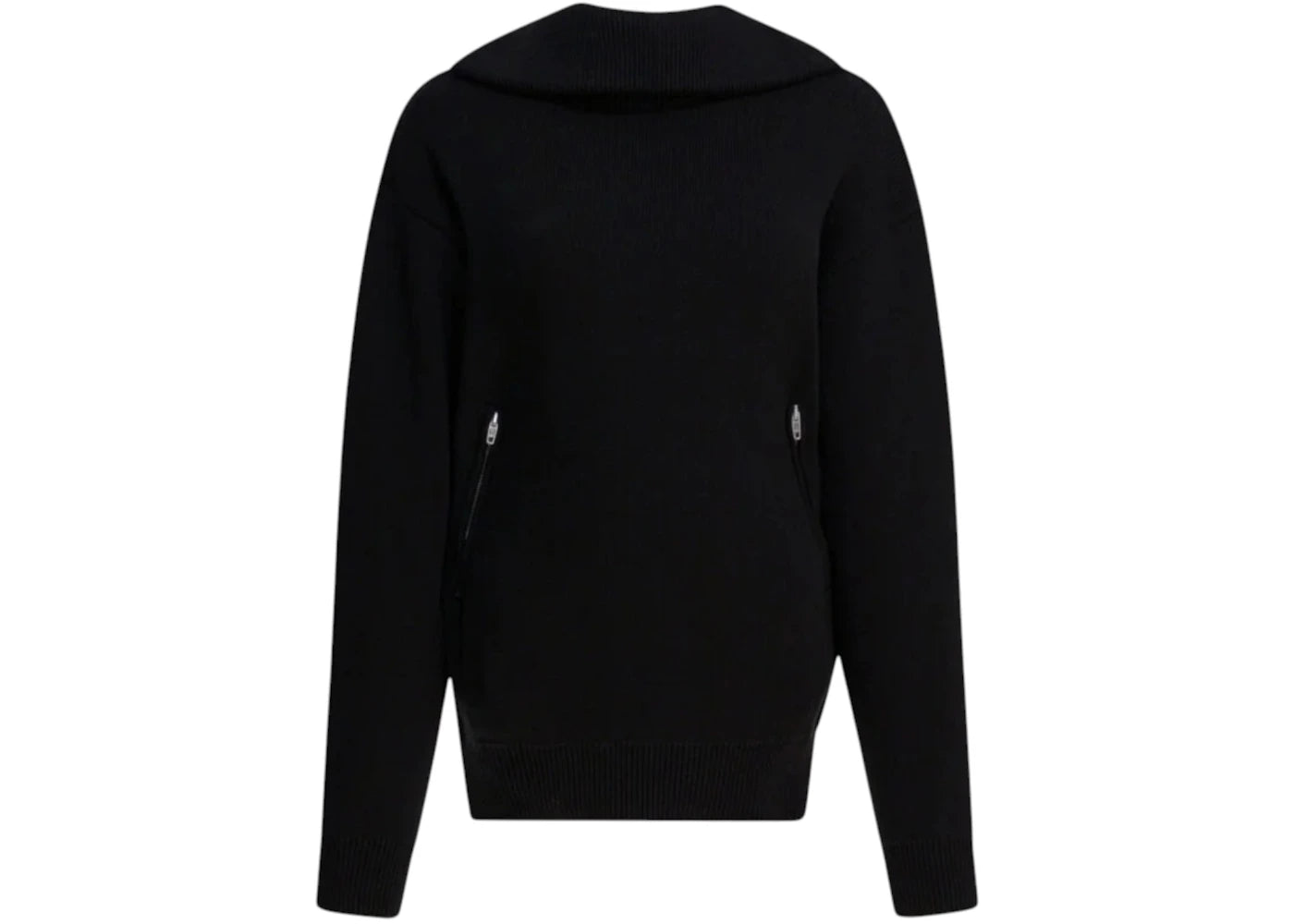Balenciaga Back-to-Front Sweater Black - vue secondaire A