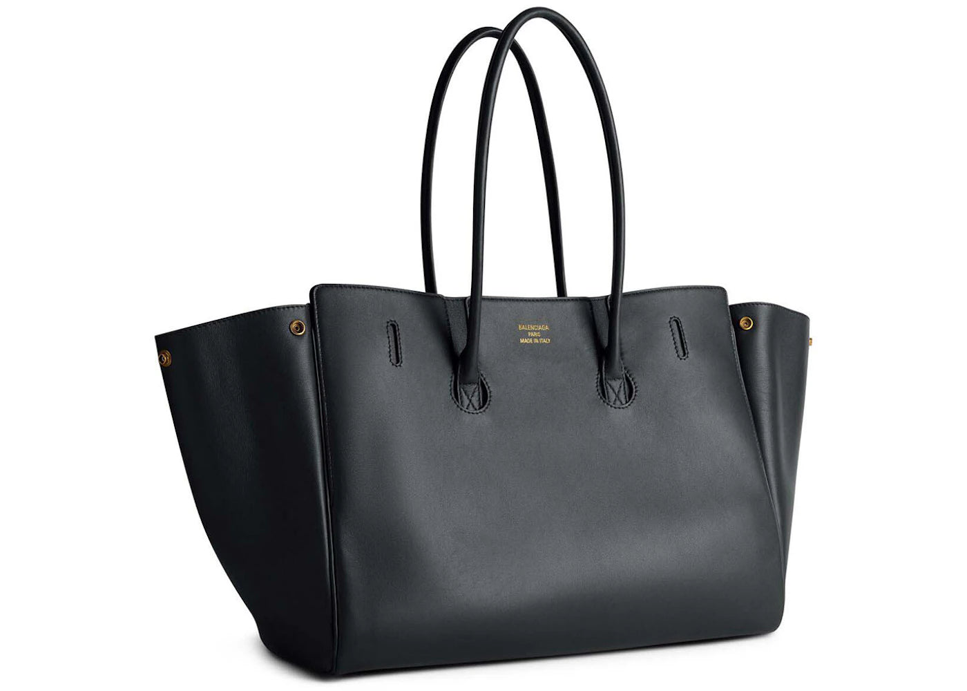 Balenciaga Bel Air Medium Carry All Bag Black - vue secondaire A