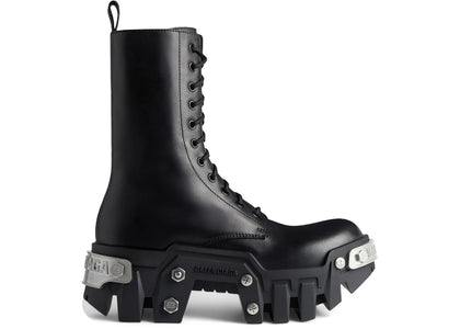 Balenciaga Bulldozer Lace-Up Boot Black Matte - authentic Balenciaga sneakers