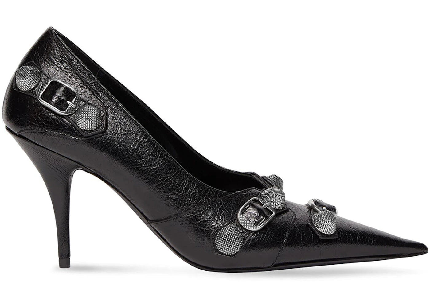 Balenciaga Cagole 90mm Pump Black - vue secondaire A